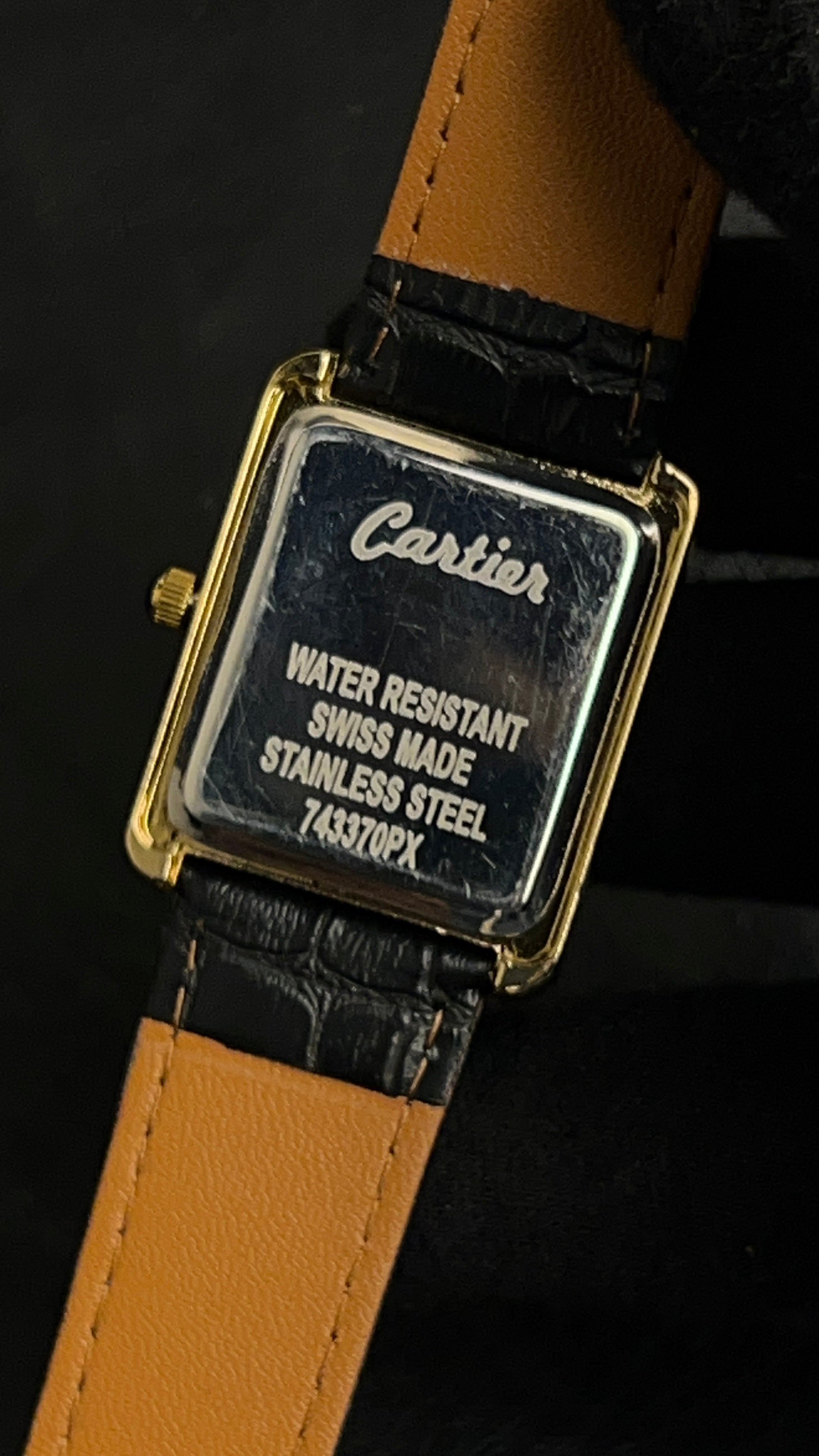 Cartier Tank - Like Original - Japanese Movement Leather Straps 32mm
