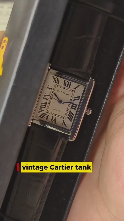 Cartier Tank Roman Warch